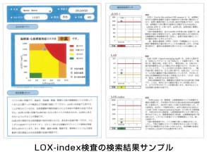 LOX-index（ロックス・インデックス）検査の検索結果サンプル